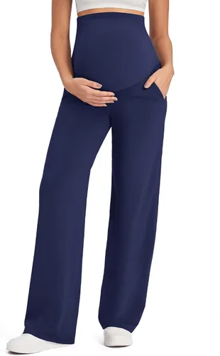 Vista 9 de G4Free EverGoing - Pantalones de maternidad sobre el vientre, pantalones de Negro