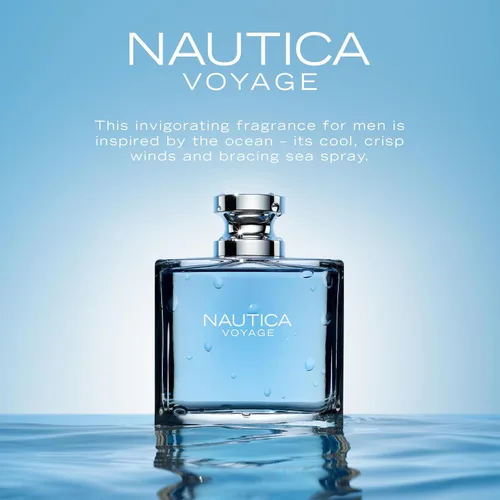 Vista 4 de Nautica Voyage Eau de Toilette para hombre, 6.7 fl oz (200 ml)