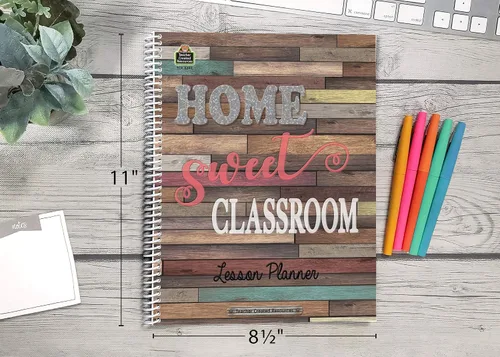 Vista 9 de Teacher Created Resources Home Sweet Classroom Lesson Planner (TCR8294)