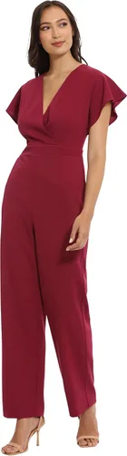 Vista 2 de London Times Mono de murciélago con cuello en V para mujer