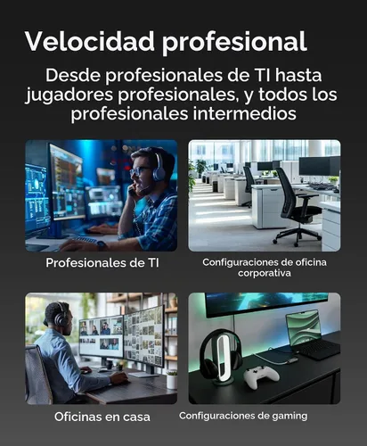 Vista 4 de Plugable Adaptador USB-C a Ethernet, Windows/macOS/ChromeOS