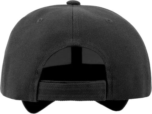 Vista 4 de Gorras de béisbol con correa trasera ajustable, lisas, negras, 12