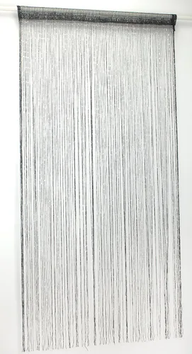 Vista 2 de Cortina de cadena para puerta, ventana, habitación, divisor de panel decorativo para el hogar, lindo brillo de bola de cristal, borla de seda
