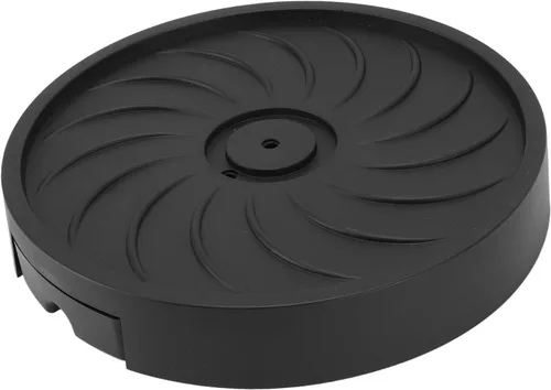 Vista 5 de Rolling Plant Stand, Plastic Round with Hidden Wheels, 2 Pack 10 Inch Detachable Tray for Indoor Outdoor Potted Plants, Movable Planter Dolly for
