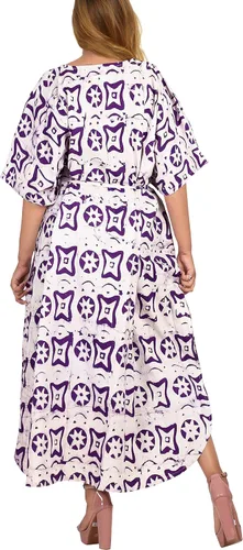 Vista 4 de LA LEELA Women's Kaftan Evening Gown Dress