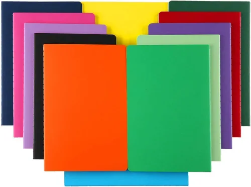 Vista 6 de Paquete de 24 cuadernos grandes de 8.5 x 11 pulgadas en blanco sin forro
