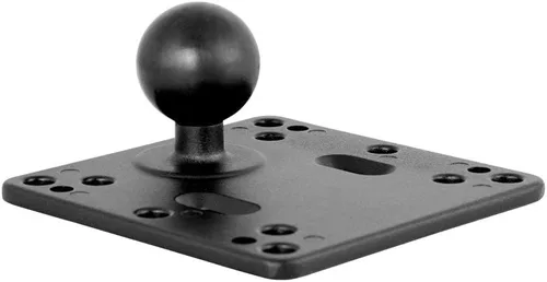 Vista 2 de ARKON Mounts SPVESA38MM - Placa adaptadora de bola VESA 75 / VESA de 100 a 1.496 in (1.5 pulgadas) Construcción de aluminio de grado industrial