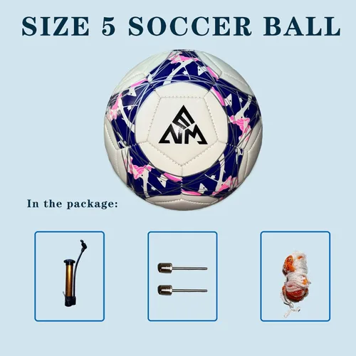 Vista 3 de Balón de fútbol que brilla en la oscuridad tamaño 5, pelota de fútbol iluminada para juegos de día y noche, regalos de entrenamiento para interiores