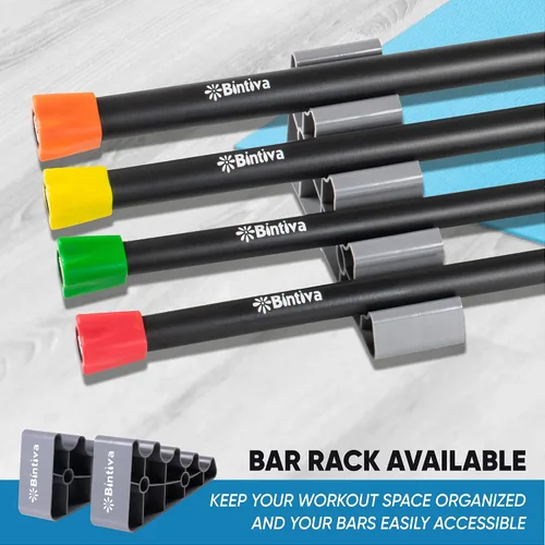 Vista 4 de Weighted Bar Set - Weighted Bars for Exercise