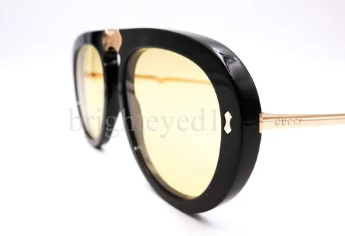 Vista 3 de Gucci Auténticas gafas de sol negras plegables GG0306S - 002NEW