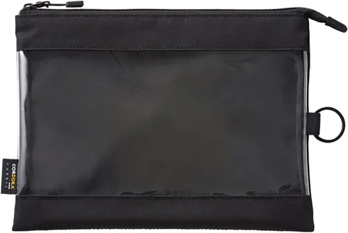 Vista 7 de LIHITLAB Estuche de marcador transparente voluminoso, 5.1 x 7.1 x 2.4 pulgadas, negro (F7582-24)