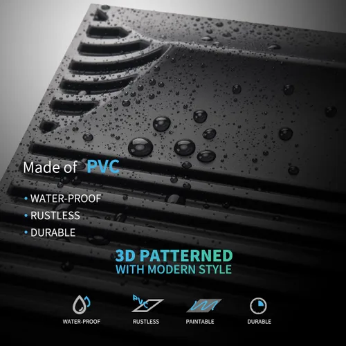 Vista 3 de Art3dwallpanels Panel de pared 3D de PVC para decoración de pared interior, 19.7 x 19.7 pulgadas, paneles de pared 3D de PVC, paneles de pared