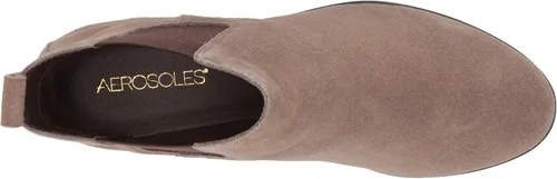 Vista 5 de Aerosoles Botines Step Dance para mujer, Gris Topo Gamuza (Taupe Suede)