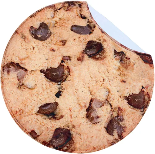 Vista 6 de Vessia Manta gigante de galletas, manta de comida divertida realista para adultos y niños, manta de galletas de chocolate suave de 300 GSM