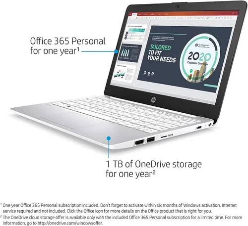 Vista 4 de Portátil HP Stream de 11 pulgadas, Intel Celeron