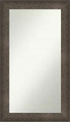 Vista 111 de Amanti Art Espejo de pared personalizado no biselado (25 x 25 pulgadas), marco de bronce acentuado, varios tamaños personalizados, espejo de baño