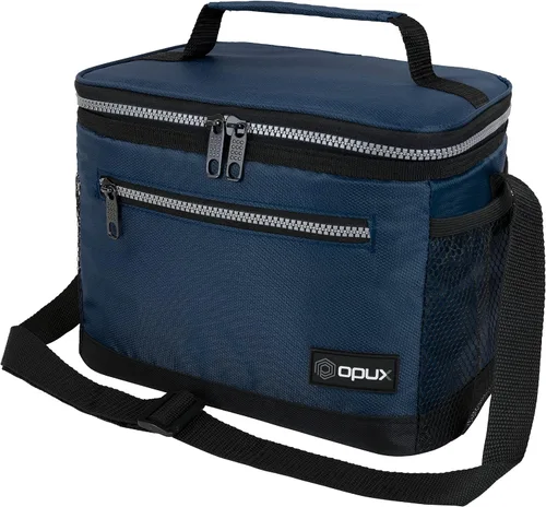 Vista 25 de opux Lonchera térmica para hombres y mujeres, bolsa de almuerzo para el trabajo y la escuela, a prueba de fugas, hielera suave tipo tote