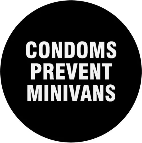 Vista 3 de Condoms Prevent Minivans PopSockets Grip y soporte para teléfonos y tabletas