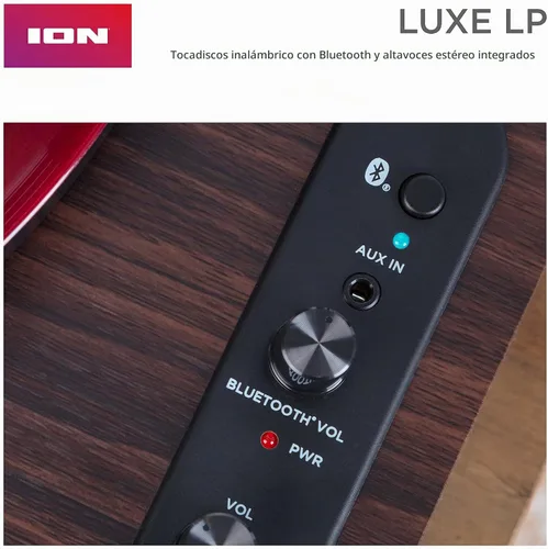 Vista 13 de ION Luxe LP - Reproductor de discos de vinilo Bluetooth con altavoces