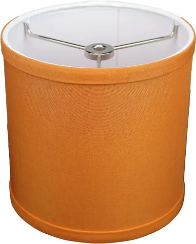 Vista 5 de FenchelShades.com Pantalla de 6 pulgadas de diámetro superior x 6 pulgadas de diámetro inferior x 6 pulgadas de alto, tambor de tela con arandela