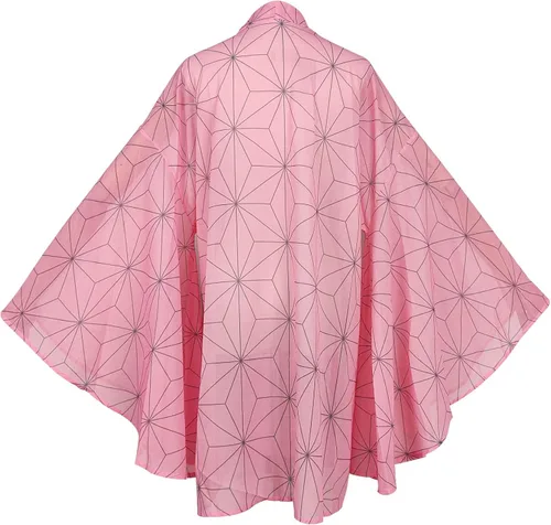Vista 2 de Kimono de Demon Slayer para mujer capa Nezuko Shinobu Tanjiro para cosplay cárdigan de gasa