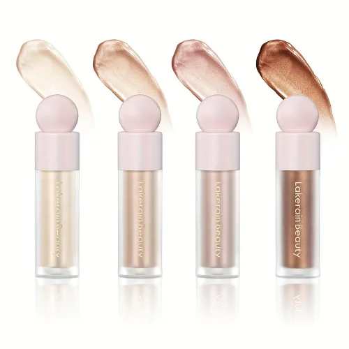 Vista 9 de GECOMO Liquid Contour Beauty Wand iluminador facial bronceador en barra de maquillaje, acabado húmedo, textura suave y sedosa hidratante, 0.25 onzas