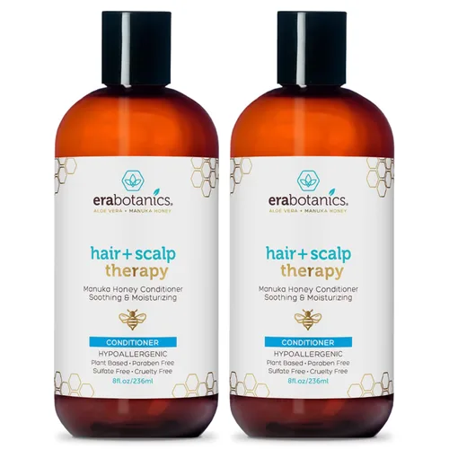 Vista 7 de Acondicionador profundo Era Organics para cabello seco, dañado, crispado, dañado y picazón de cuero cabelludo.