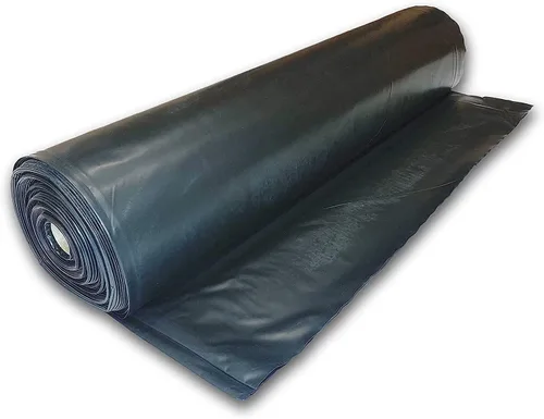 Vista 2 de Rocky Mountain Goods Láminas de plástico negro de 6 mil, plástico grueso resistente para jardinería, malezas, patio, paisajismo, barreras, debajo