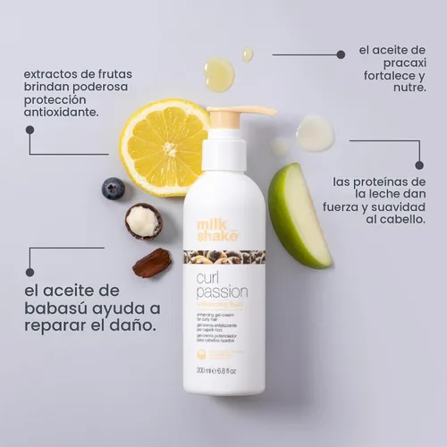 Vista 3 de milk_shake Curl Passion - Fluido potenciador Crema de gel ligera, 6.8