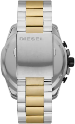 Vista 3 de Diesel Mega Chief - Reloj de cuarzo con cronógrafo de acero inoxidable para hombre
