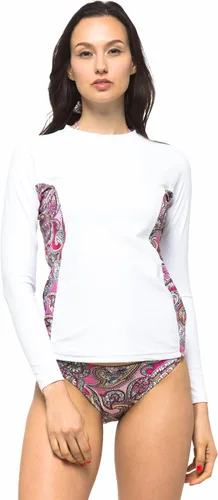 Vista 21 de Private Island Camiseta de entrenamiento de manga larga para mujer con protección UPF 50+ (RGT)