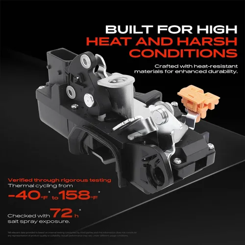 Vista 4 de A-Premium Actuador de cerradura de puerta compatible con Cadillac CTS 2009-2014, para modelo sin entrada pasiva, conector de 7 pines