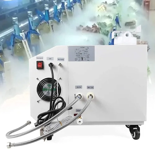 Vista 2 de TFCFL Humidificador ultrasónico industrial de 6.6 lbs/H, humidificador de niebla fría comercial de 110 V con temporizador, humidificador de gran