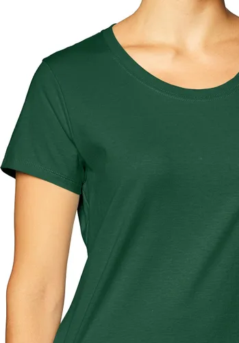 Vista 7 de Hanes Camiseta de algodón de manga corta Perfect-T para mujer