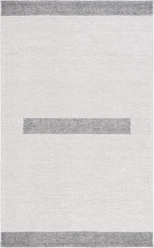 Vista 13 de SAFAVIEH Natura Collection - Alfombra de pasillo, 2 pies 3 pulgadas x 8 pies, negro y marfil, tejido plano hecho a mano de lana moderna a rayas