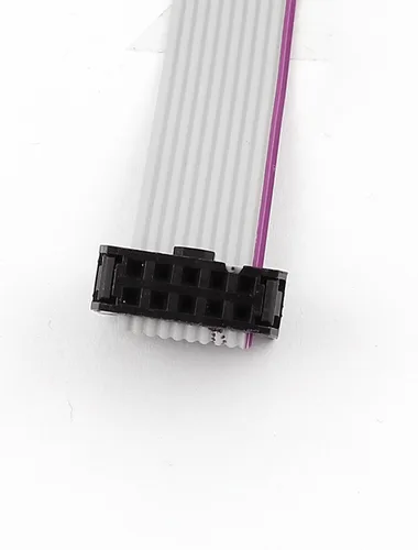 Vista 2 de uxcell A15020900ux0260 IDC - Cable de cinta plana para disco duro (10 pines, 11.8 in, 5 unidades)