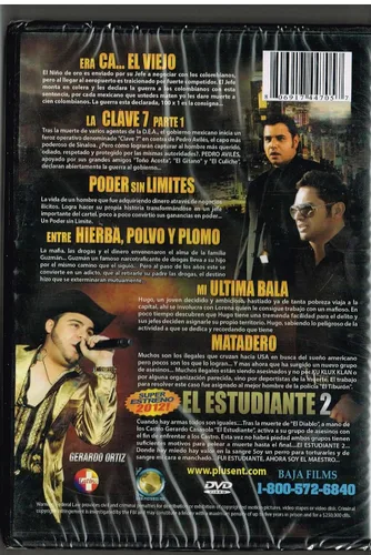 Vista 2 de ERA CA... EL VIEJO & LA CLAVE 7 PARTE 1 & PODER SIN LIMITES & ENTRE HIERBA,POLVO Y PLOMO & MI ULTIMA BALA & MATADERO & EL ESTUDIANTE 2 7 PELICULAS