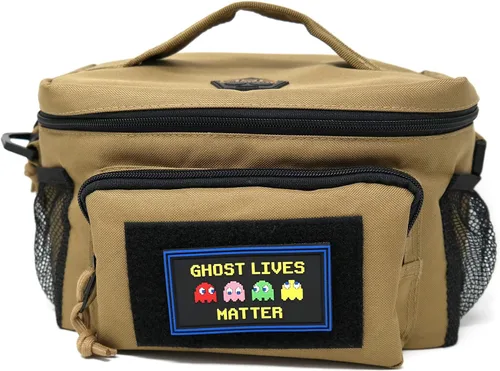 Vista 4 de Parche táctico de goma de PVC Ghost Lives Matter Parodia inspirada en juegos retro Divertido parche de moral