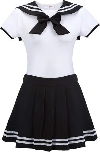 Vista 6 de Littleforbig - Pijama de algodón para enterizo, conjunto de falda mágica para cosplay