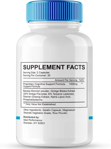 Vista 2 de Neuro Elite Capsules, pastillas oficiales de suplemento Neuro Elite para cerebro y memoria, píldoras nootrópicas avanzadas, apoyo para la salud