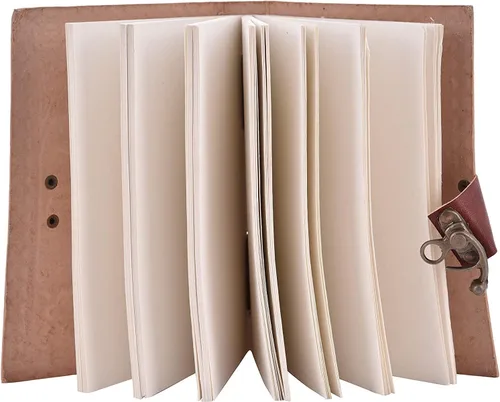 Vista 5 de Diario de cuero hecho a mano con árbol de la vida para hombres y mujeres, diario de siete chakras, para uso diario, libro de sombras