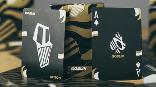 Vista 3 de Murphy's Magic Supplies, Inc. Géminis Gold Goblin Playing Cards Baraja de póquer Coleccionable