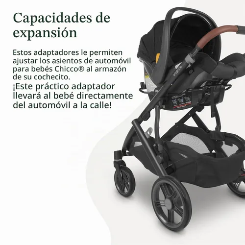 Vista 4 de UPPAbaby Adaptador de asiento de coche infantil para Chicco