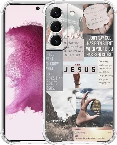 Vista 52 de Funda de collage estético para Samsung Galaxy S21, patrón de citas positivas, funda de TPU suave de moda compatible con Galaxy S21
