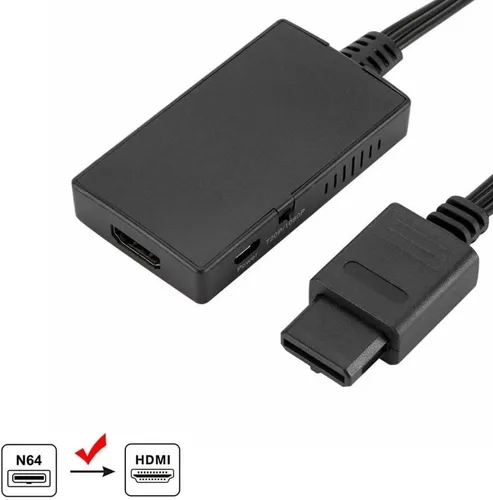 Vista 3 de Adaptador convertidor HDMI de alta calidad para Nintendo 64 Gamecube Super NES SNES