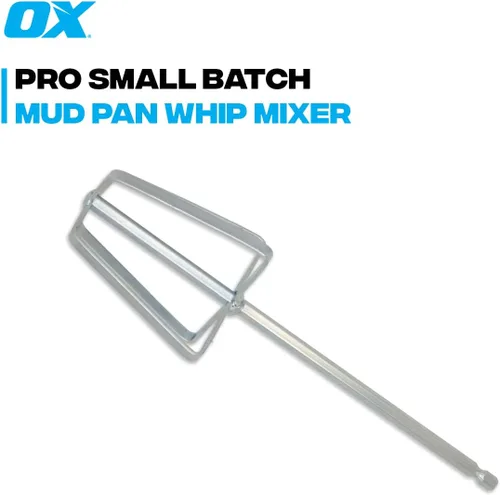Vista 8 de OX Tools Mezclador de barro para yeso - Mezclador de compuesto de juntas de mezcla rápida con construcción de acero, se adapta a conexión rápida