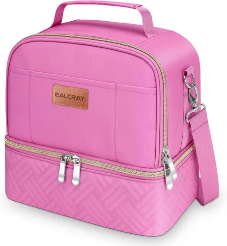 Vista 38 de BALORAY Bolsa de almuerzo para mujeres y hombres, lonchera aislada para adultos, bolsa de almuerzo reutilizable para el trabajo, picnic o viajes