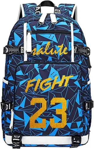 Vista 8 de Basketball Player 23 Multifunction Backpack Travel Daypacks Fans Laptop Bag For Men Wome