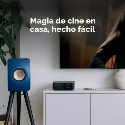 Vista 4 de WiiM Amp Ultra con control remoto por voz 2 Amplificador de transmisión de 100W con DAC ESS ES9039Q2M premium y amplificadores TI TPA3255 duales
