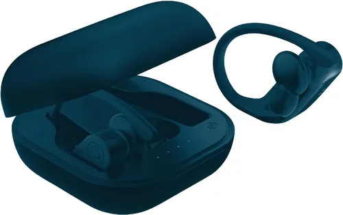 Vista 5 de COBY Auriculares deportivos inalámbricos de 15 horas, funda de carga, controles de reproducción, Siri y Google Assistant, emparejamiento automático